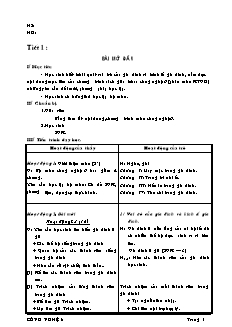 Giáo án điện tử Công nghệ Lớp 6 - Chương trình cả năm