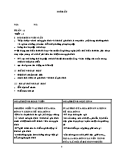 Giáo án môn Công nghệ Khối 6 - Chương trình cả năm (Chuẩn kĩ năng)