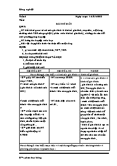 Giáo án Công nghệ Lớp 6 - Bài 1-11 - Phan Duy Hùng