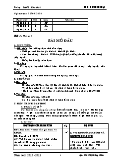 Giáo án Công nghệ Lớp 6 - Bài 1+2 - Vũ Thị Hồng Vân