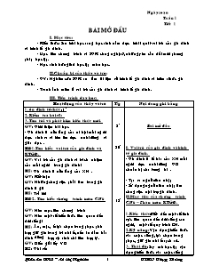 Giáo án Công nghệ Lớp 6 - Lê Thị Nghiên