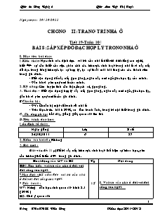 Giáo án Công nghệ Lớp 6 - Tiết 19-70 - Ngô Thị Tuyết