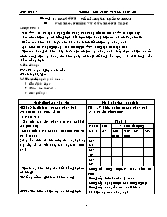 Giáo án Công nghệ Lớp 7 - Bài 1-10 - Nguyễn Văn Hồng