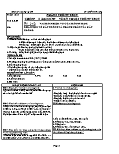 Giáo án Công nghệ Lớp 7 - Bài 1-14 - Đỗ Văn Hướng