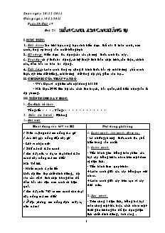 Giáo án Công nghệ Lớp 7 - Bài 21-56