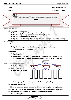 Giáo án Công nghệ Lớp 7 - Bài 56: Bảo vệ môi trường và nguồn lợi thuỷ sản - Nguyễn Quốc Việt