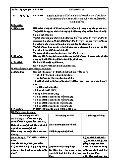 Giáo án Công nghệ Lớp 7 - Tiết 13: Thực hành xử lý hạt giống bằng nước ấm. Xác định sức nảy mầm. Tỷ lệ nảy mầm của hạt giống - Lê Anh Linh