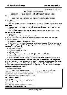 Giáo án Công nghệ Lớp 7 - Tiết 23-26 - Bùi Thị Hiền