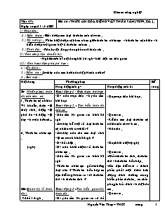 Giáo án Công nghệ Lớp 7 - Tiết 47: Thức ăn của động vật thủy sản (tôm, cá) - Nguyễn Văn Thạo