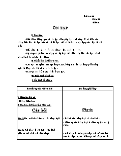 Giáo án Công nghệ Lớp 7 - Tuần 17