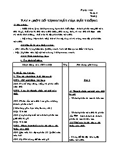 Giáo án Công nghệ Lớp 7 - Tuần 2 (Bản hay)