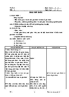 Giáo án điện tử Công nghệ Khối 6 - Chương trình cả năm (Bản chuẩn kĩ năng)