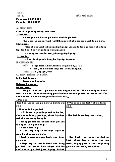 Giáo án điện tử Công nghệ Khối 6 - Chương trình cả năm (Chuẩn kiến thức)