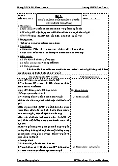Giáo án môn Công nghệ Lớp 6 - Tiết 15: Thực hành cắt khâu vỏ gối hình chữ nhật (Tiết 3) - Nguyễn Duy Lâm