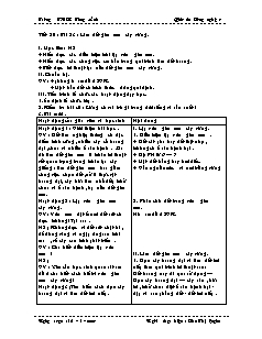 Giáo án Công nghệ Lớp 7 - Tiết 20: Làm đất gieo ươm cây rừng - Chu Thị Quyên