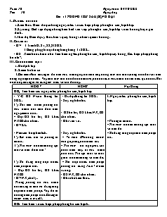 Giáo án Công nghệ Lớp 7 - Tuần 10 (Bản đẹp)