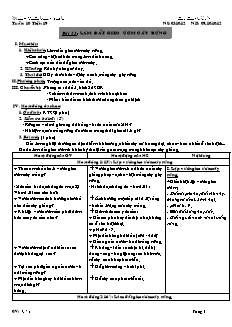 Giáo án Công nghệ Lớp 7 - Tuần 10 - Liêu Thanh Tùng