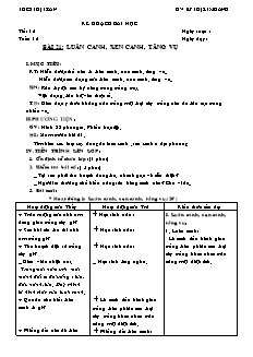 Giáo án Công nghệ Lớp 7 - Tuần 16 - Từ Thị Kim Oanh