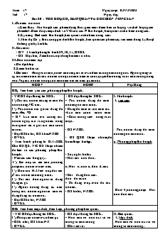 Giáo án Công nghệ Lớp 7 - Tuần 17 (Bản đẹp)