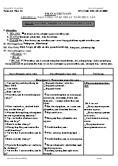 Giáo án Công nghệ Lớp 7 - Tuần 26 - Liêu Thanh Tùng