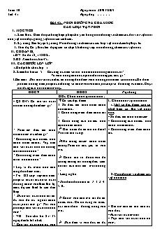 Giáo án Công nghệ Lớp 7 - Tuần 30 (Bản đẹp)