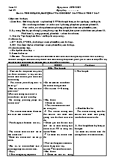 Giáo án Công nghệ Lớp 7 - Tuần 34 (Bản hay)