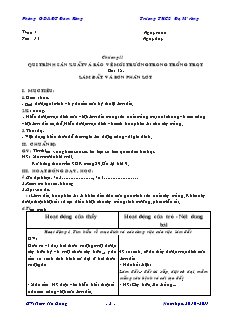 Giáo án Công nghệ Lớp 7 - Tuần 7 - NTơr Ha Dũng