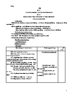 Giáo án Công nghệ Lớp 7 - Chương trình học cả năm (Bản chuẩn kĩ năng)