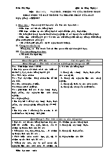 Giáo án Công nghệ Lớp 7 - Tiết 1-47 - Trần Thị Nga