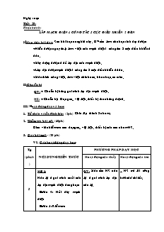 Giáo án Công nghệ Khối 9 - Tiết 27: Thực hành lắp mạch điện một công tắc ba cực điều khiển hai đèn (Tiếp theo)