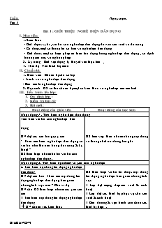 Giáo án Công nghệ Lớp 9 - Bài 1-12 (Bản hay)