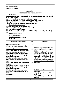 Giáo án Công nghệ Lớp 9 - Chương trình học kì 1 (Chuẩn kiến thức)