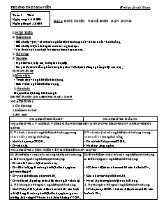 Giáo án Công nghệ Lớp 9 - Phần: Điện dân dụng - Bài 1-11 - Nguyễn Văn Thơm