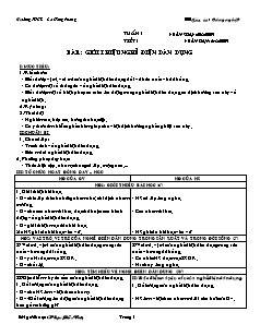 Giáo án Công nghệ Lớp 9 - Phần: Điện dân dụng - Bài 1-11 - Phạm Quốc Việt