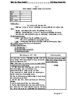 Giáo án Công nghệ Lớp 9 - Phần: Điện dân dụng - Chương trình cả năm - Phạm Thanh Hải