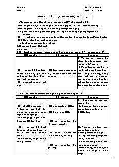 Giáo án Công nghệ Lớp 9 - Phần: Điện dân dụng - Chương trình học kì 1 (Chuẩn kiến thức)