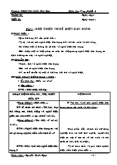 Giáo án Công nghệ Lớp 9 - Phần: Điện dân dụng - Tiết 1-15 - Nguyễn Xuân Ngọc