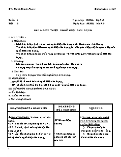 Giáo án Công nghệ Lớp 9 - Phần: Điện dân dụng - Tiết 1-17 - Huỳnh Thanh Phong