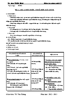 Giáo án Công nghệ Lớp 9 - Phần: Điện dân dụng - Tuần 1-17 - Trường THCS Khai Thái