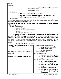 Giáo án Công nghệ Lớp 9 - Phần: Trồng cây ăn quả - Tiết 29: Thực hành làm sirô quả (Tiết 1)