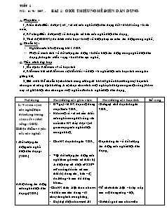 Giáo án Công nghệ Lớp 9 - Tiết 1, Bài 1: Giới thiệu nghề điện dân dụng (Bản chuẩn kiến thức)