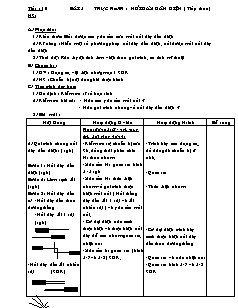 Giáo án Công nghệ Lớp 9 - Tiết 10, Bài 5: Thực hành nối dây dẫn điện (Tiếp theo)