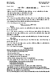 Giáo án Công nghệ Lớp 9 - Tiết 10: Thực hanh nối dây dẫn điện (Tiết 2) - Hoàng Văn Luận