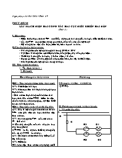 Giáo án Công nghệ Lớp 9 - Tiết 19-29