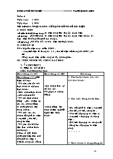 Giáo án Công nghệ Lớp 9 - Tiết 5-11