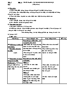 Giáo án Công nghệ Lớp 9 - Tiết 7, Bài 4: Thực hành sử dụng đồng hồ đo điện (Tiếp theo)