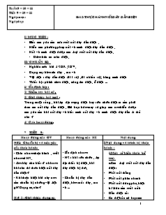 Giáo án Công nghệ Lớp 9 - Tiết 9+10+11: Thực hành nối dây dẫn điện