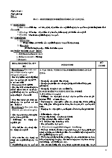 Giáo án môn Công nghệ Lớp 9 - Phần: Trồng cây ăn quả - Chương trình cả năm (Bản chuẩn kiến thức)