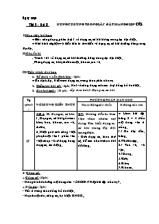 Giáo án môn Công nghệ Lớp 9 - Tiết 5, Bài 3: Dụng cụ dùng trong lắp đặt mạng điện (Tiếp theo)