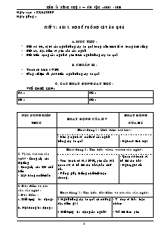 Giáo án nghề Công nghệ Lớp 9 - Phần: Trồng cây ăn quả - Bài 1-12